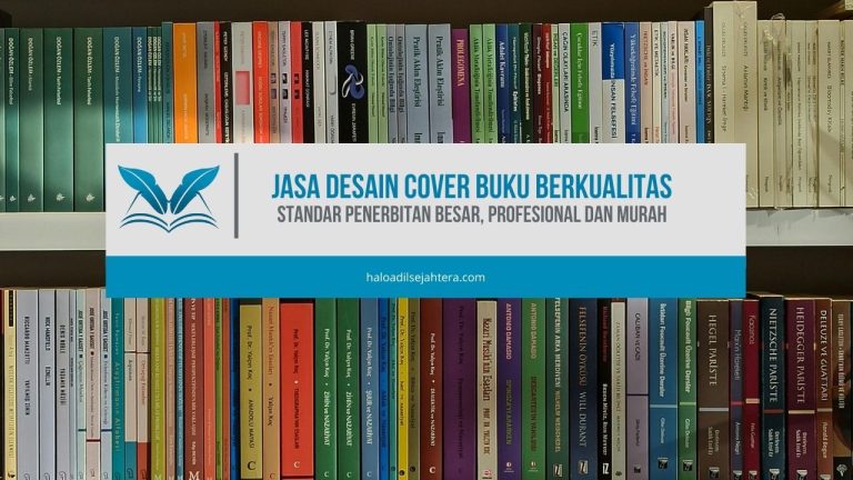 Jasa Desain Cover Buku Berkualitas Standar Penerbitan Besar, Profesional dan Murah