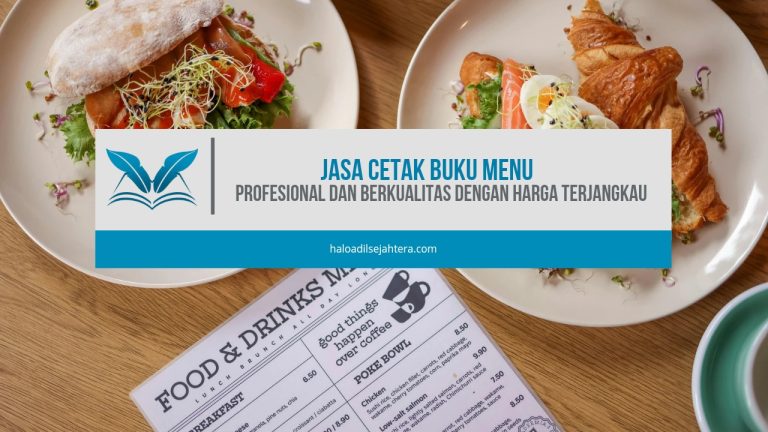 Jasa Cetak Buku Menu Profesional dan Berkualitas dengan Harga Terjangkau